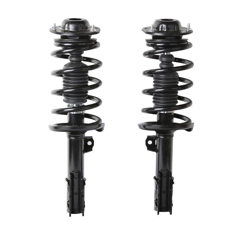 Maxfavor Front Complete Shocks & Struts with Coil Springs Compatible with Chevy Malibu 2004-2012, 2005-2010 Pontiac, 2007-2009 Saturn Aura Shock Absorber Assembly Replace OE 172200 172199 Set of 2