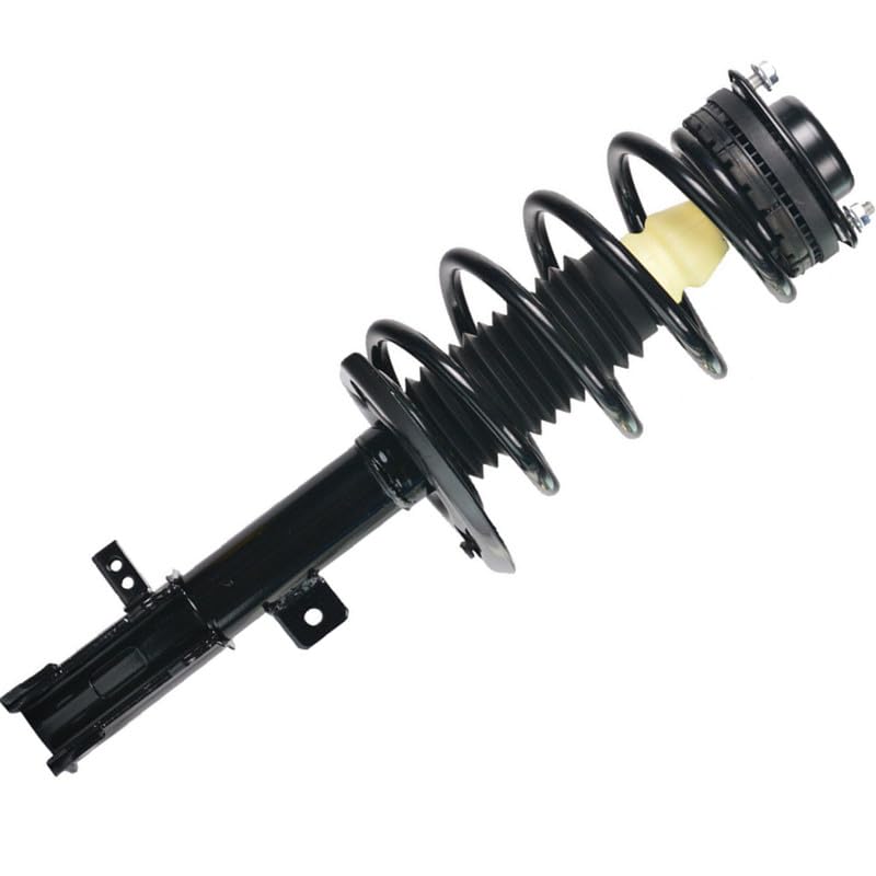 Maxfavor Front Complete Struts Shock Compatible with 2007-2010 Chrysler Sebring, for 2008-2014 Dodge Avenger Set of 2 Replacement 171131 171130 Suspension Shock Absorber with Coil Spring Assembly