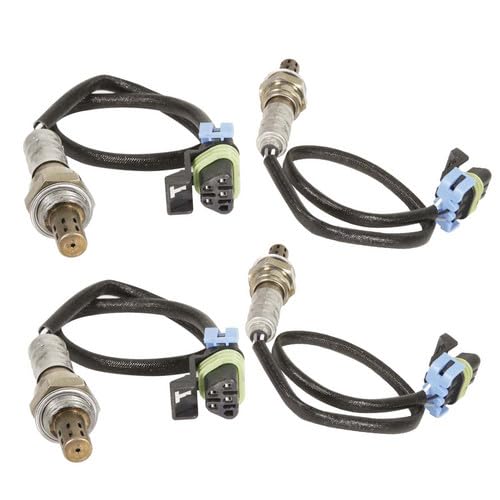 Maxfavor 4Pcs 234-4103/234-4530*4 Upstream Downstream O2 Oxygen Sensor Compatible with 2001-2002 chevy Express 3500/2000 K2500/K3500/C2500/C3500, 2001-2002 GMC Savana 3500/2000 K2500/K3500/C2500/C3500