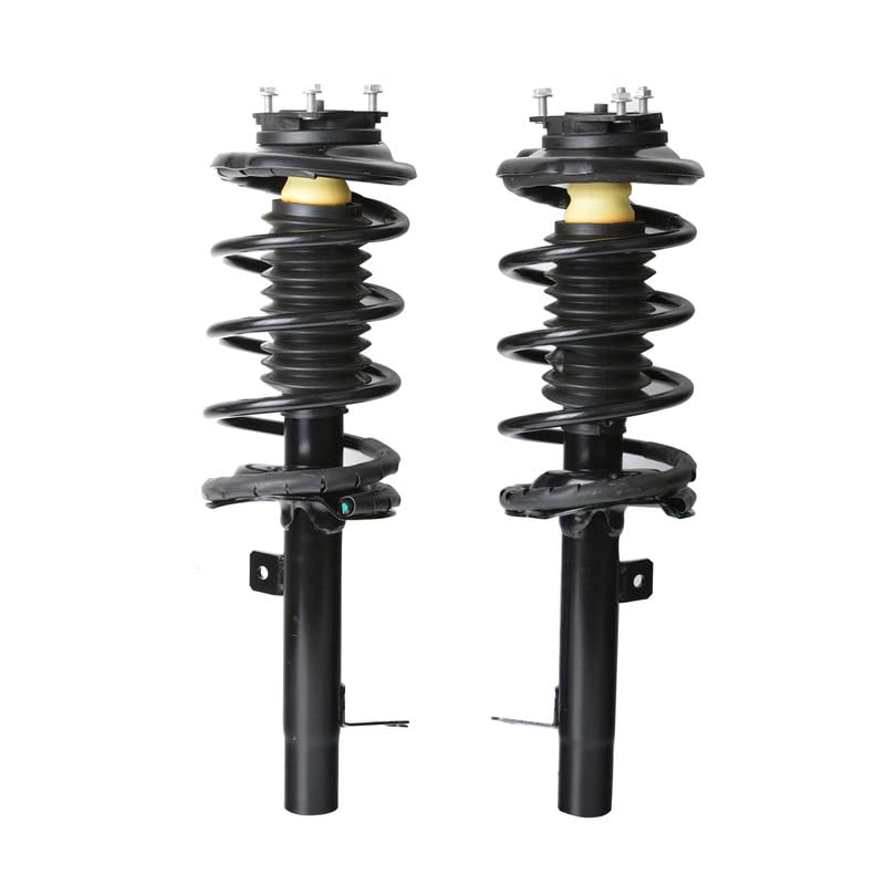 Maxfavor Front Complete Struts Assembly with Coil Springs Compatible with Ford Focus 2000 2001 2002 2003 2004 2005 Shock Absorber Assembly Replace OE 171504 171505 Set of 2