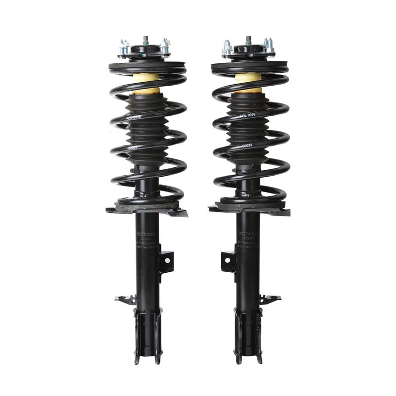 Maxfavor Front Complete Shocks & Struts with Coil Springs Compatible with 2001-2016 Tribute, 2001-2012 Ford Escape, 2005-2011 Mercury Mariner Shock Absorber Assembly Replace OE 171593 171594 Set of 2