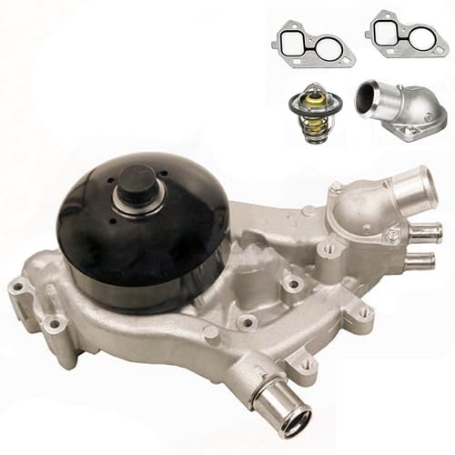 Maxfavor Water Pump Kit Compatible with Chevy 2007-2019 Silverado 2007-2014 Tahoe 2007-2014,2016-2019 Suburban, for GMC Sierra Yukon Automotive Engine Water Pump AW6009 Replacement 252-901 45010