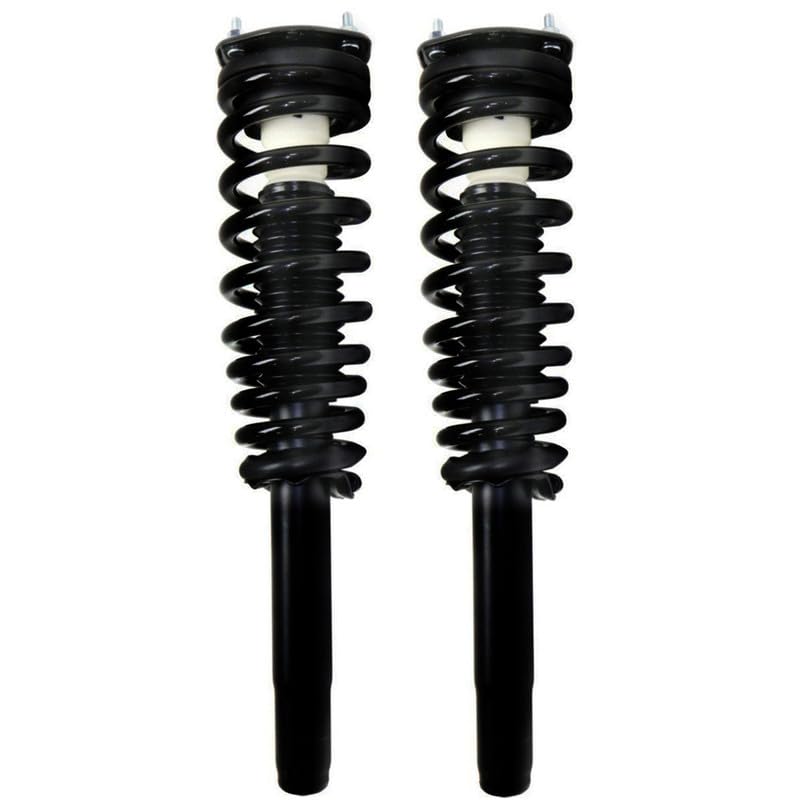 Maxfavor Front Shock Absorber Kit with Coil Springs Compatible with 2010-2012 Ford Fusion & Lincoln MKZ, for 2010-2011 Mercury Milan Shock Absorber Assembly Replace OE 172596 Set of 2