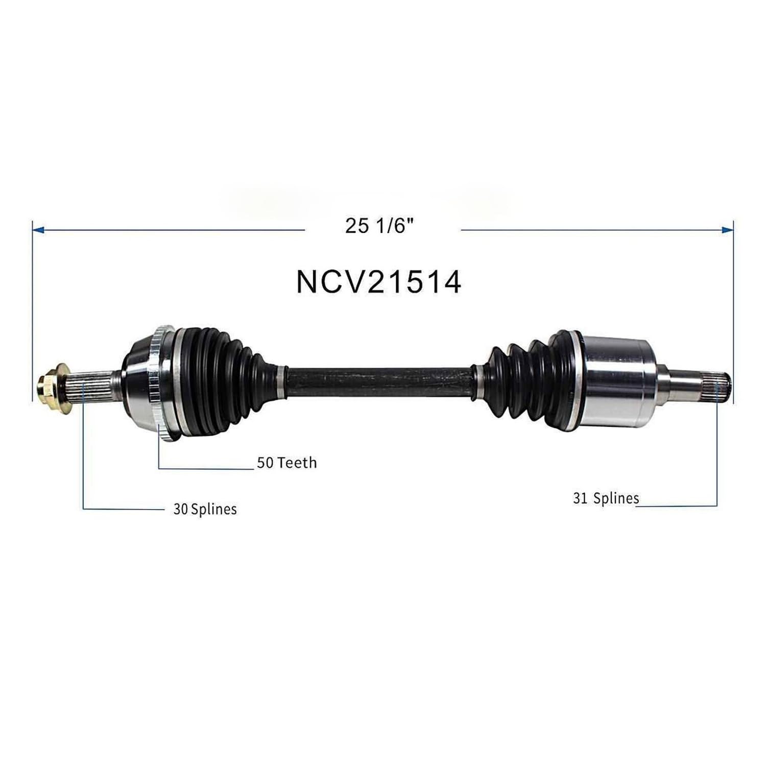 Front Pair CV Axle Shaft Assembly Compatible with 1991-1995 Legend V6 3.2L CV Joint Replace 44011-SP0-953 44011-SP0-C51 44010-SP0-952 44010-SP0-953 20870327 66-4072 60-4072 B8024N 44011-SP0-952