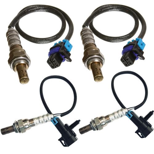 Maxfavor Upstream Downstream Oxygen Sensor Replacement for 2008 2009 2010 2011 2012 2013 Chevy Silverado 1500 Gmc Sierra 1500 V6-4.3L 02 Sensor 234-4337 234-4258
