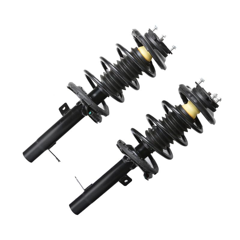 Maxfavor Front Complete Struts Assembly with Coil Springs Compatible with Ford Focus 2000 2001 2002 2003 2004 2005 Shock Absorber Assembly Replace OE 171504 171505 Set of 2