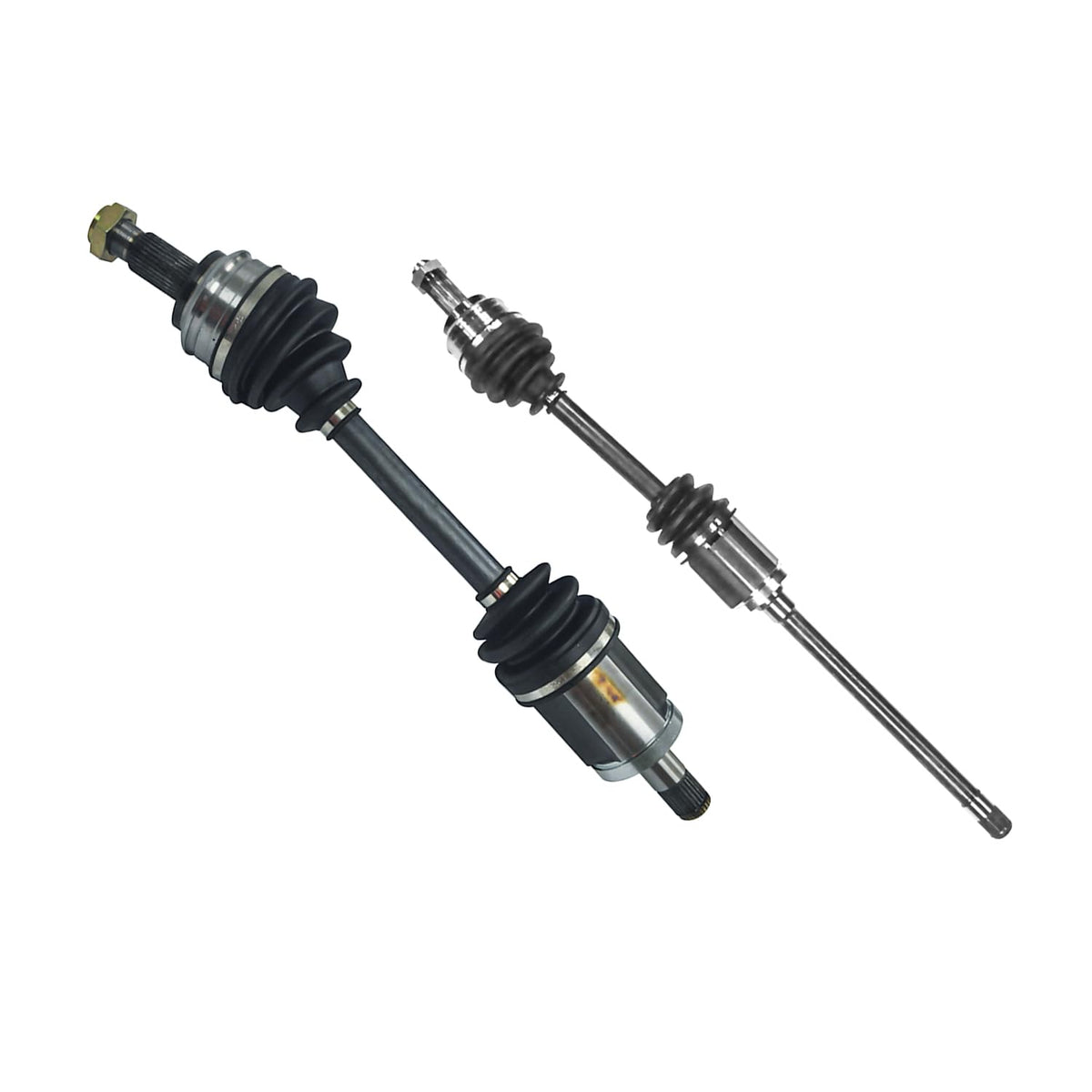 Front Pair CV Axle Shaft Assembly Compatible with 2004-2005 X3 AWD 2006 X3 L6-3.0L AWD 2007 X3 AWD 2008 X3 L6-3.0L AWD 2009-2010 X3 AWD CV Joint Replace 31-60-7-529-201 31-60-3-450-566 31-60-3-450-565