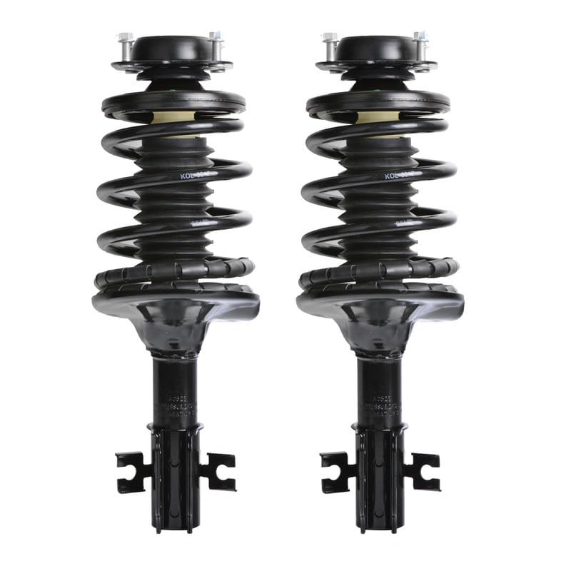 Maxfavor Front Complete Struts Assembly with Coil Springs Compatible with 1997-1999 Mercury Tracer, for 1997-2002 Ford Escort Shock Absorber Assembly Replace OE 171992 Set of 2
