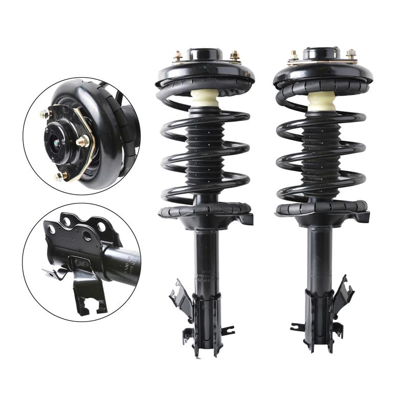 Maxfavor Front Complete Struts Assembly with Coil Springs Compatible with 2000-2001 Maxima & Infiniti I30 Shock Absorber Assembly Replace OE 171419 171418 Set of 2