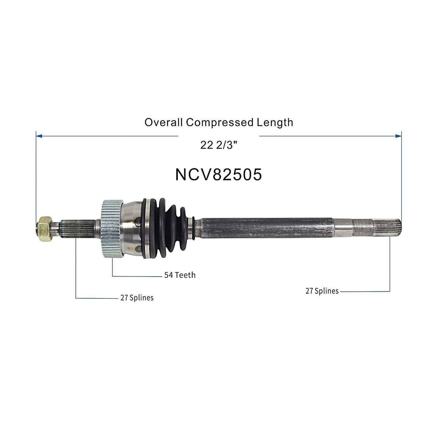 Maxfavor 4WD CV Axle Joint Shaft Assembly Compatible with 1984 1985 1986 1987 1988 1989 1990 1991 Jeep Cherokee Comanche Grand Cherokee Grand Wagoneer, CV Axle Shaft Assembly Front Left Side