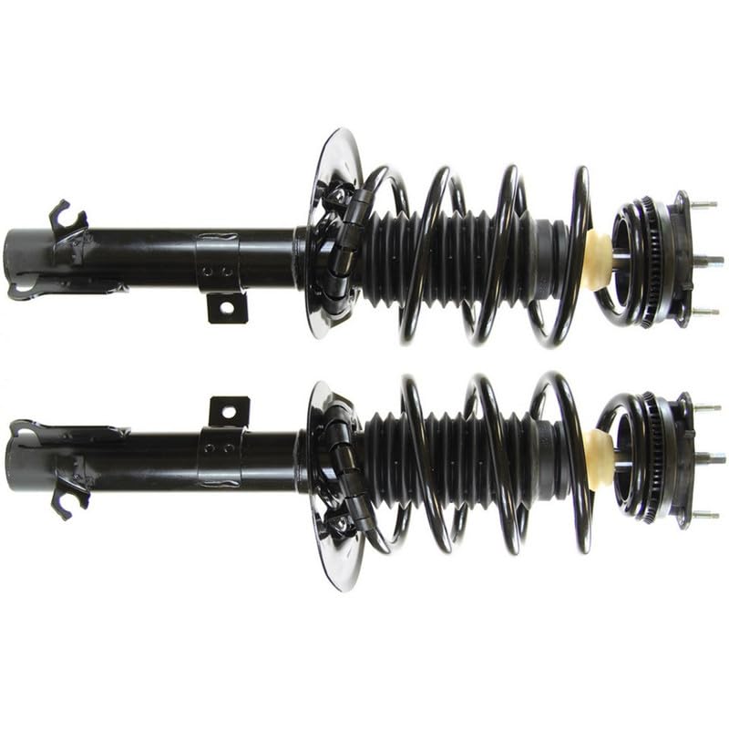 Maxfavor Front Shock Absorber Kit with Coil Springs Compatible with Ford Focus 2008 2009 2010 2011 Shock Absorber Assembly Replace OE 272258 272257 Set of 2