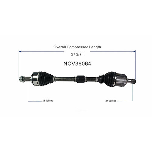 Front Pair CV Axle Shaft Assembly Compatible with Honda Models 2016-2021 Civic CV Joint Replace 44305-TGG-A51 14293N 14794N B9798N B9801N HO-8-8771 HO-8546 44306-TGG-A51