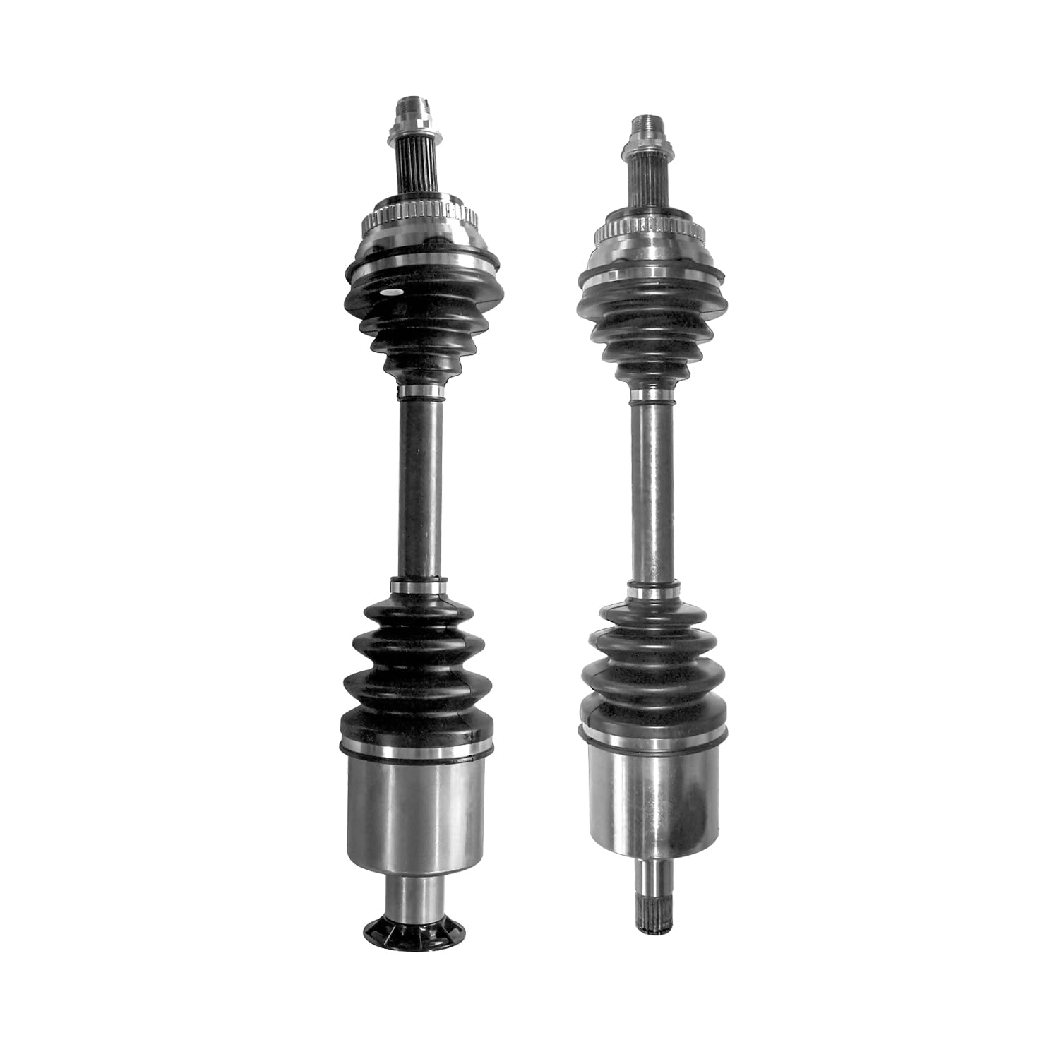 Front Pair CV Axle Shaft Assembly Compatible with 1999 E320 4Matic V6 3.2L 1998 E320 4Matic V6 3.2L CV Joint Replace 210-330-06-01 19343126 20871155 10529N 80-7205 76794 MB-8014 19343125 210-330-04-01