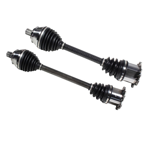 Front Pair CV Axle Shaft Assembly Compatible with Compatible with Audi Models 2005-2011 A6 Quattro CV Joint Replace 4F0-407-272-J 19342957 11827234 66-7388 60-7388 B10955N 80-8104 4F0-407-271-J