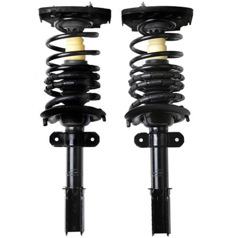 Maxfavor Rear Shock Absorber Kit with Coil Springs Compatible with 2000-2003 Chevy Impala Shock Absorber Assembly Replace OE 1271662L 271662R Set of 2