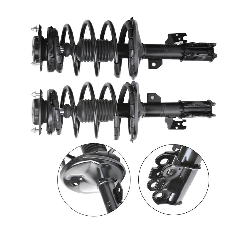 Maxfavor Front Complete Struts Assembly with Coil Springs Compatible with 2002-2003 ES300 & Toyota Camry Shock Absorber Assembly Replace OE 171490 171491 Set of 2