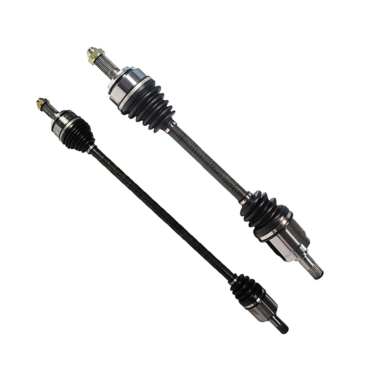Front Pair CV Axle Shaft Assembly Compatible with 2009-2011 Fit FWD Manual Trans CV Joint Replace 44305-TK6-A50 44305-TK6-A60 44306-TK6-A00 44306-TK6-A01 44306-TK6-A50 11350096 66-4269 44305-TF0-N20