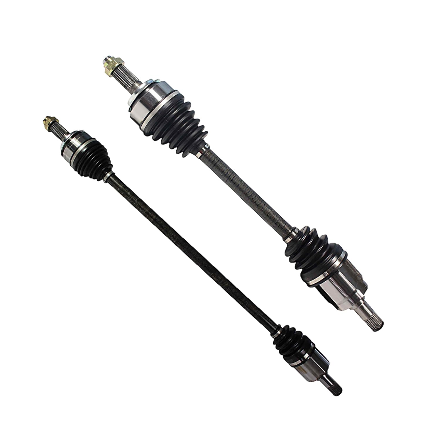 Front Pair CV Axle Shaft Assembly Compatible with 2009-2011 Fit FWD Manual Trans CV Joint Replace 44305-TK6-A50 44305-TK6-A60 44306-TK6-A00 44306-TK6-A01 44306-TK6-A50 11350096 66-4269 44305-TF0-N20