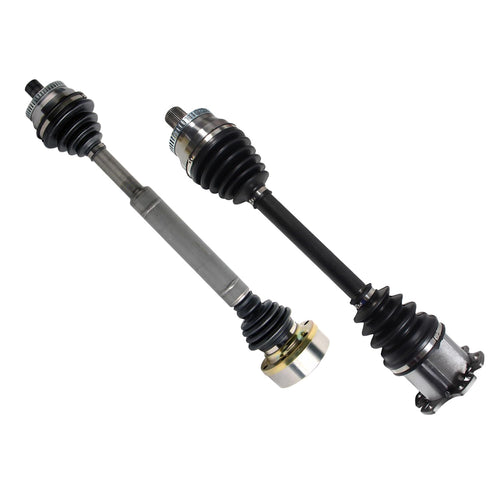 Front Pair CV Axle Shaft Assembly Compatible with Compatible with Audi Models 2002-2006 A4 Quattro CV Joint Replace 8E0-407-272-BA 8E0-407-272-BC 8E0-407-272-BF 8E0-407-452-KX 8E0-407-272-AA