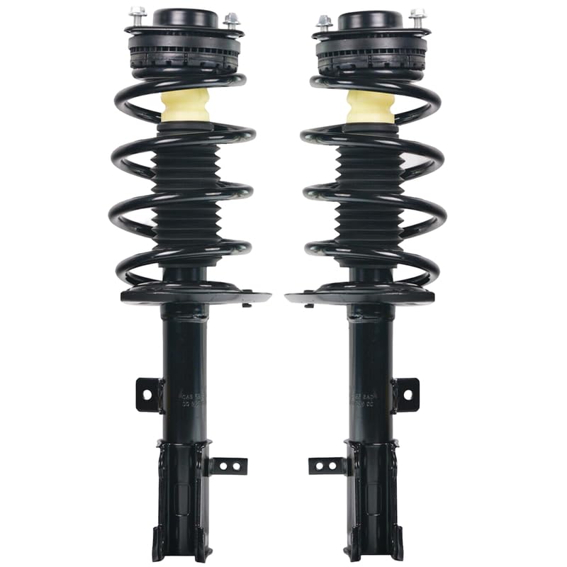 Maxfavor Front Complete Struts Shock Compatible with 2007-2010 Chrysler Sebring, for 2008-2014 Dodge Avenger Set of 2 Replacement 171131 171130 Suspension Shock Absorber with Coil Spring Assembly