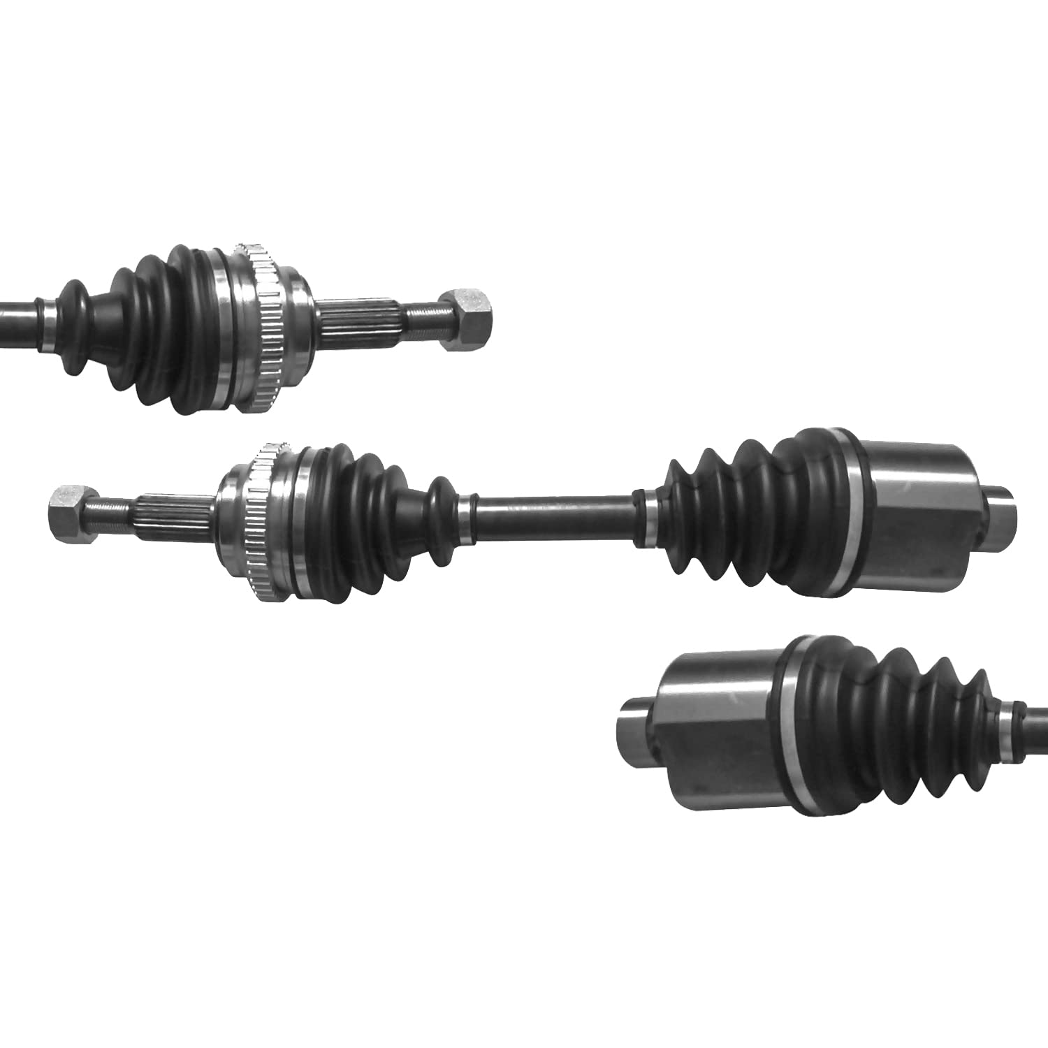 Front Pair CV Axle Shaft Assembly Compatible with 2003-2005 Neon SRT-4 L4-2.4L FWD Manual Trans CV Joint Replace 5037-445AB 5037-623AA 5037-622AA 5286-710AC 5286-710AD 19342720 20871038 5037-445AA