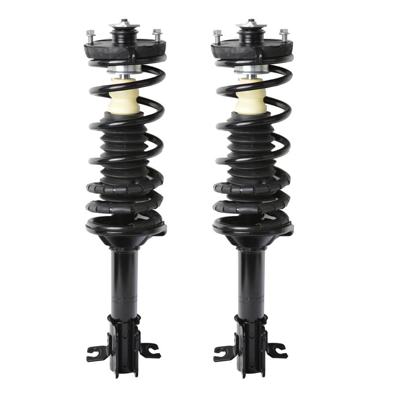 Maxfavor Rear Complete Struts Assembly with Coil Springs Compatible with 1991-1996 Ford Escort & Mercury Tracer, 1990-1994 323 & Protege Shock Absorber Assembly Replace OE 171880 Set of 2
