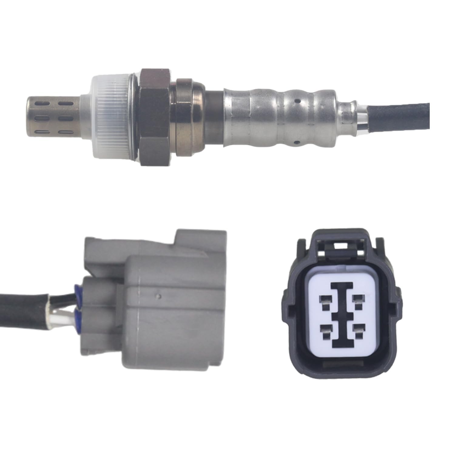 Maxfavor 2Pcs 234-4125 HZ80002 Upstream Downstream O2 Oxygen Sensor Compatible with Honda CR-V 2002-2004 2.4L Oxygen O2 Sensor