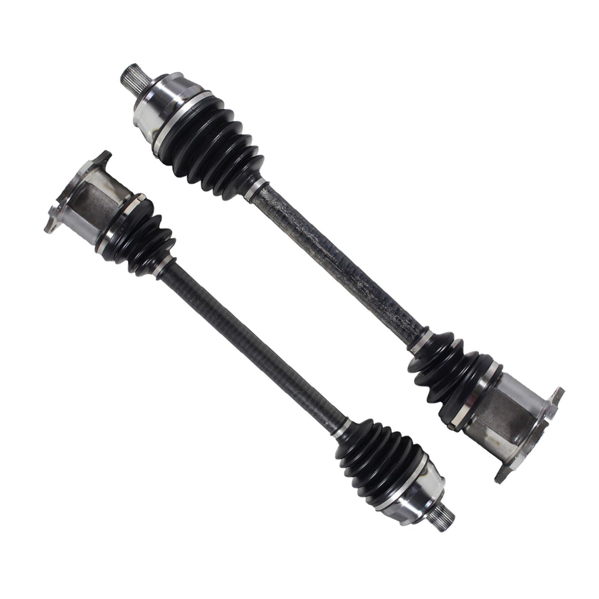 Front Pair CV Axle Shaft Assembly Compatible with Compatible with Audi Models 2007-2010 A8 Quattro CV Joint Replace 4F0-407-271-H 4E0-407-271-P 60-7456 B10951N 77263 77347 AD-8130 4E0-407-272-P