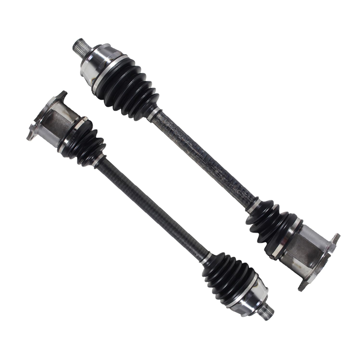 Front Pair CV Axle Shaft Assembly Compatible with Compatible with Audi Models 2007-2010 A8 Quattro CV Joint Replace 4F0-407-271-H 4E0-407-271-P 60-7456 B10951N 77263 77347 AD-8130 4E0-407-272-P