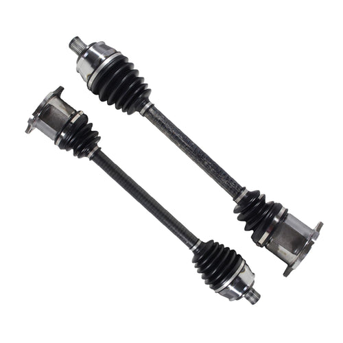 Front Pair CV Axle Shaft Assembly Compatible with Compatible with Audi Models 2007-2010 A8 Quattro CV Joint Replace 4F0-407-271-H 4E0-407-271-P 60-7456 B10951N 77263 77347 AD-8130 4E0-407-272-P