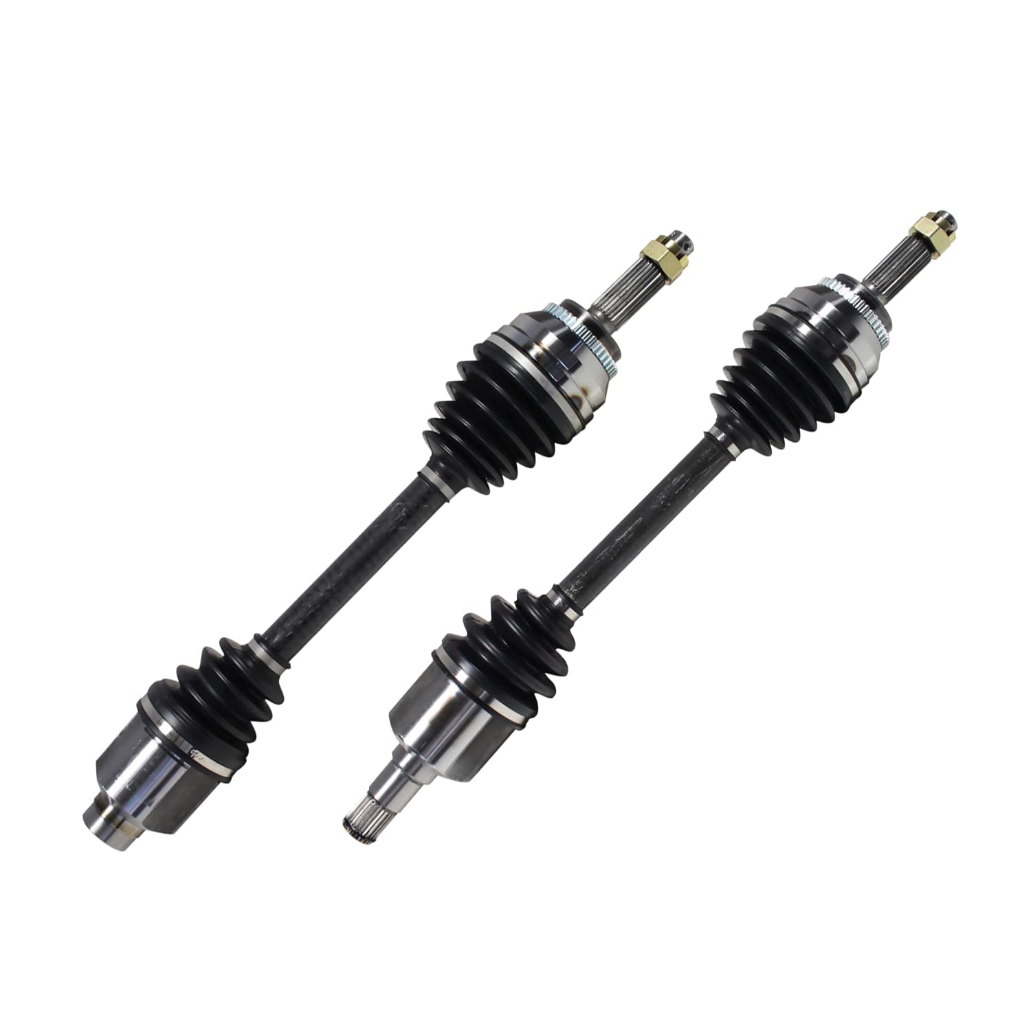 Front Pair CV Axle Shaft Assembly Compatible with 2003-2004 Tiburon GT FWD Manual Trans 2007-2008 Tiburon SE FWD Manual Trans CV Joint Replace 49500-2C112 49500-2C112SJ 49501-2C501 49500-2C110