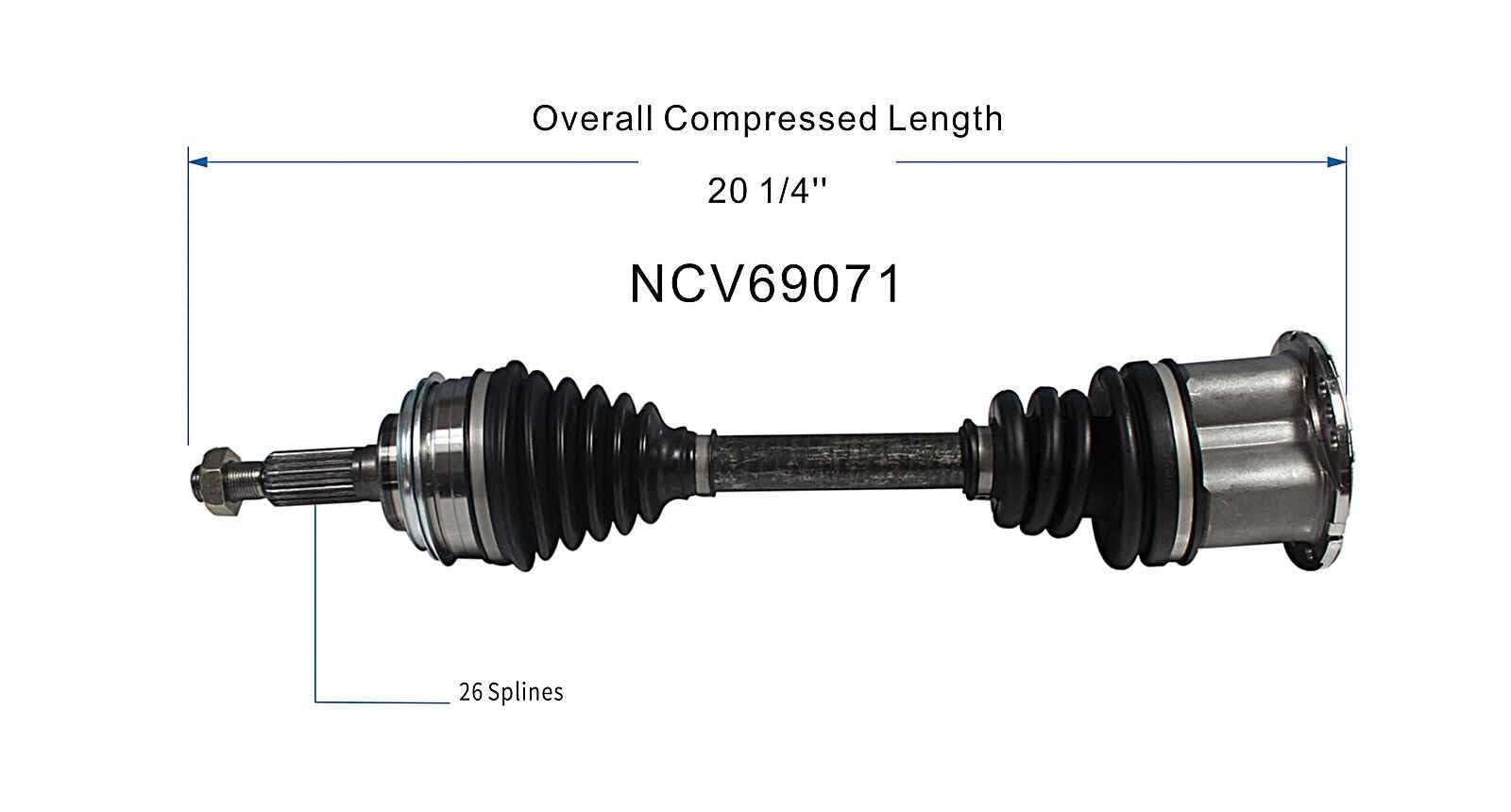 MAXFAVOR CV Axle Rear RWD Compatible with Toyota MR2 1987-1989 L4 1.6L Manual Trans, A Pair CV Axle Joint Shaft Assembly, Rear Left Right Side