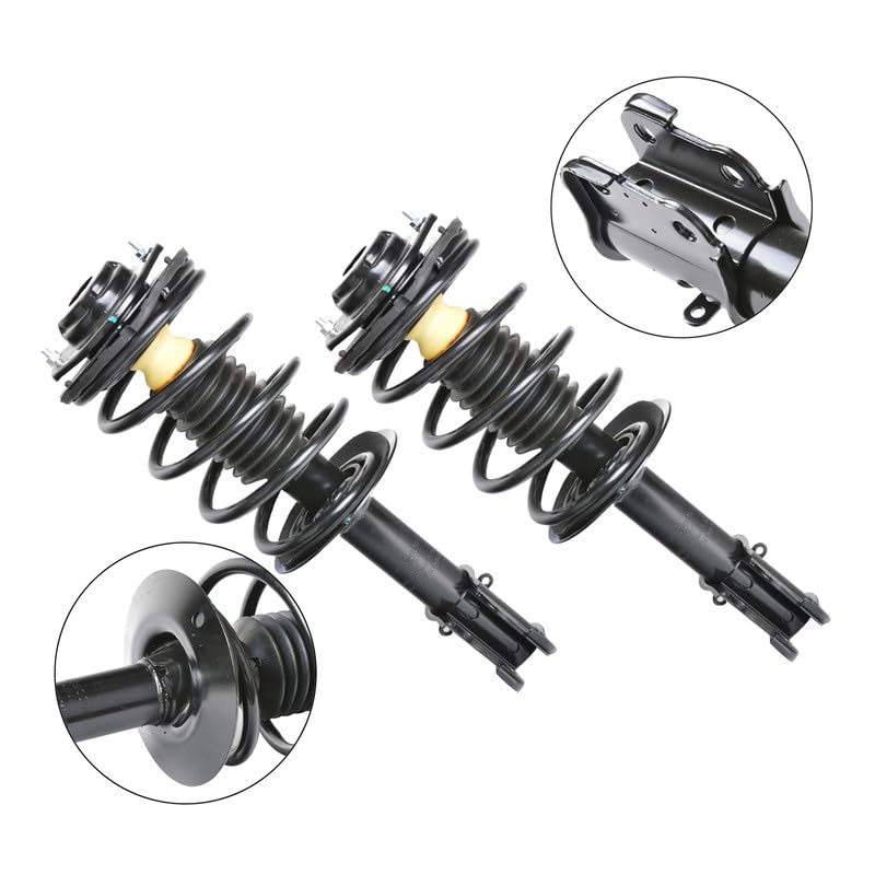 Maxfavor Front Complete Struts Assembly with Coil Springs Compatible with 2001-2010 Chrysler PT Cruiser Shock Absorber Assembly Replace OE 171592 Set of 2