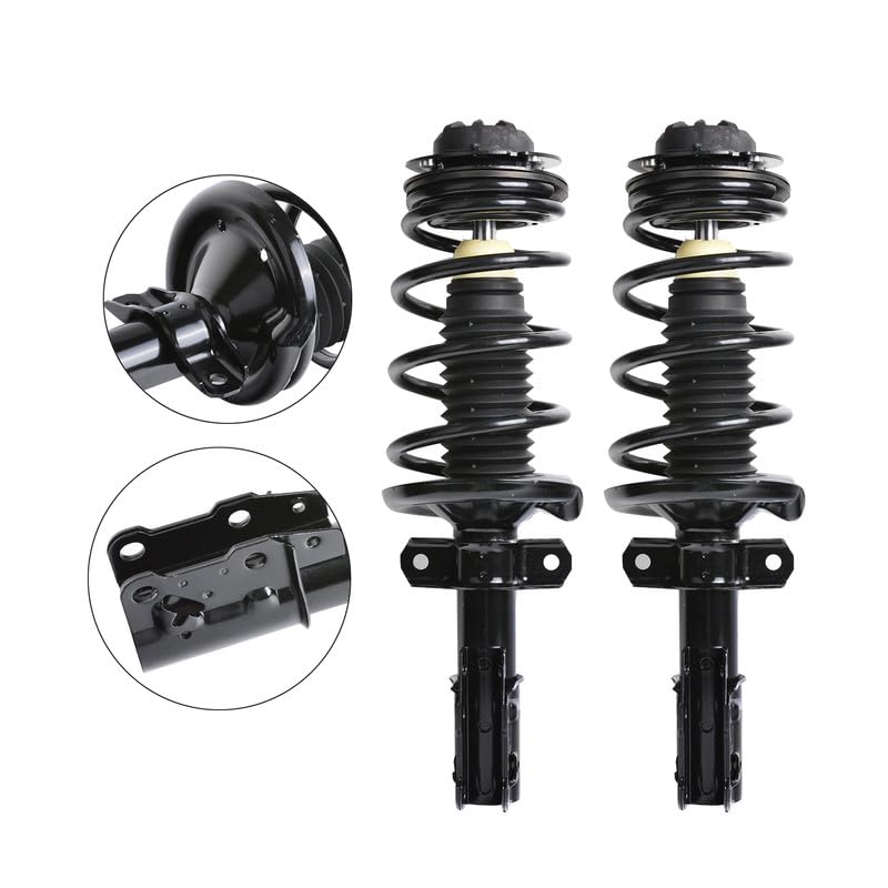 Maxfavor Front Complete Struts Assembly with Coil Springs Compatible with Saturn Ion 2003-2007 L4-2.2L 2006-2007 L4-2.4L Shock Absorber Assembly Replace OE 172203 Set of 2