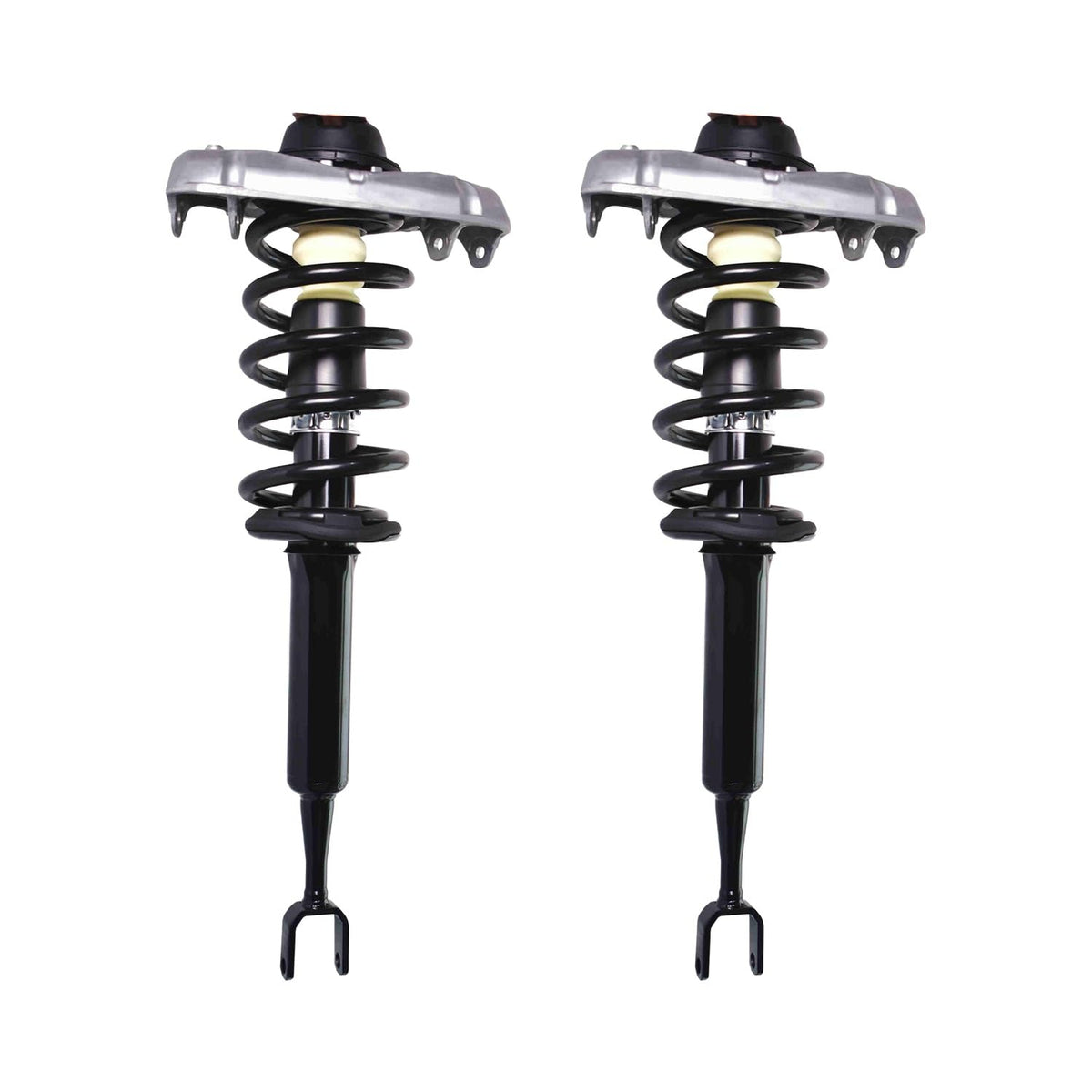 Maxfavor Pair of Front Shock Absorbers and Struts Complete Assembly with Coil Spring Compatible with Audi A4 & A4 Quattro 2002 2003 2004 2005, Replacement for 1335655