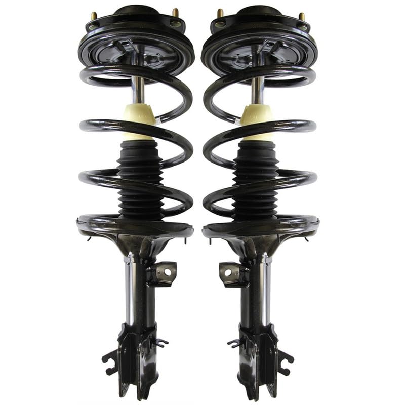 Maxfavor Front Shock Absorber Kit with Coil Springs Compatible with 2003-2006 Hyundai Santa Shock Absorber Assembly Replace OE 271436 271435 Set of 2