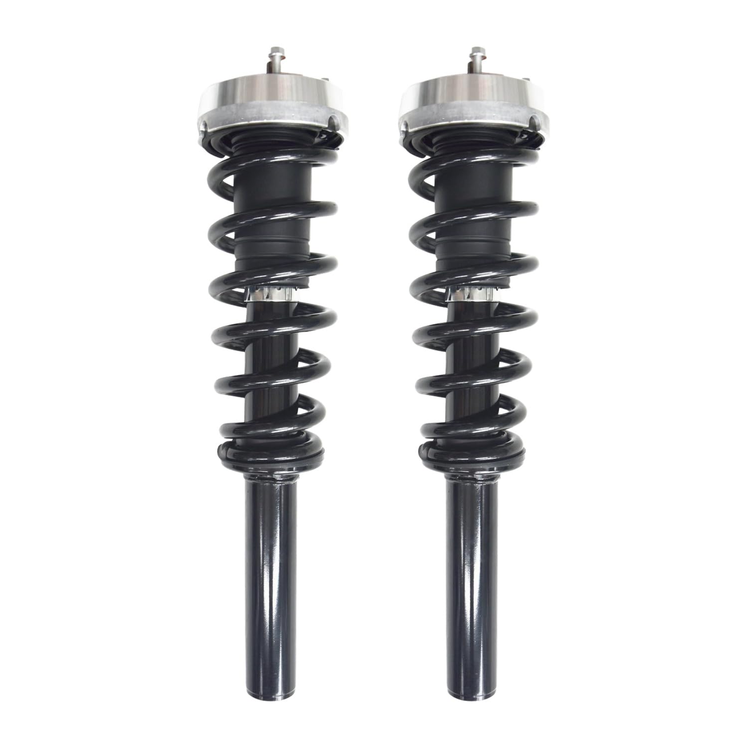 Maxfavor Pair of Front Shock Absorbers and Struts Complete Assembly with Coil Spring Compatible with BMW X6 2008 2009 2010 2011 2012 2013 2014, Replacement for 2335906