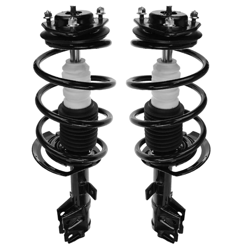 Maxfavor Front Complete Struts Shock Compatible with Jeep 2007-2010 Compass & Patriot Set of 2 Replacement Suspension Shock 272367 272368 Absorber with Coil Spring Assembly