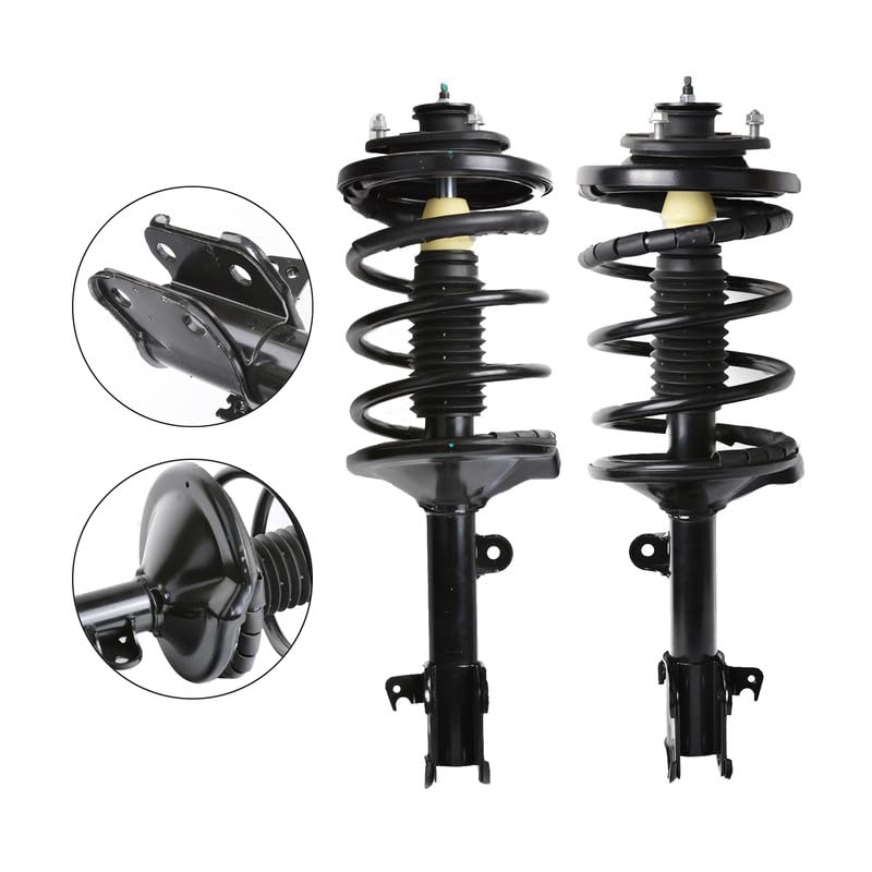 Maxfavor Front Complete Shocks & Struts with Coil Springs Compatible with 1999 2000 2001 2002 2003 2004 Odyssey Shock Absorber Assembly Replace OE 171598 171597 Set of 2