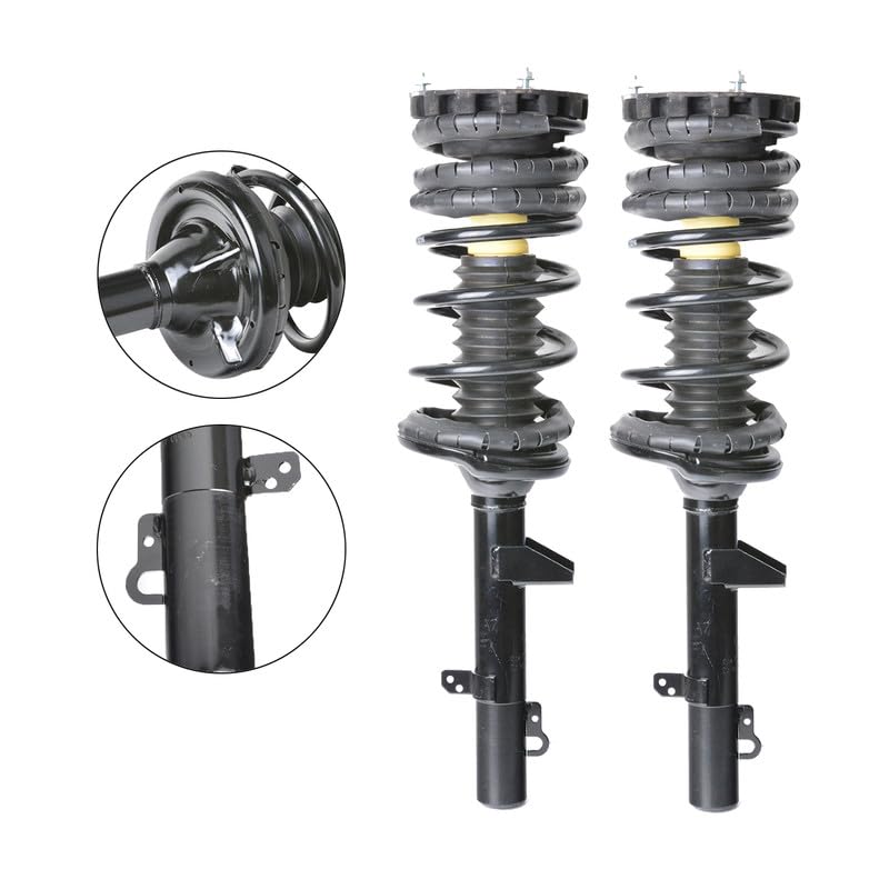 Maxfavor Rear Complete Struts Assembly with Coil Springs Compatible with 1994-2007 Ford Taurus, for 1994-2005 Mercury Sable Sedan Shock Absorber Assembly Replace OE 171616 271616 Set of 2