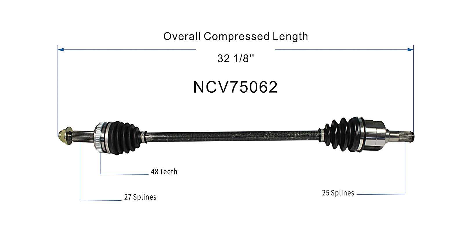 MAXFAVOR CV Axle Front Compatible with Porsche Cayenne 2019-2021 V6 2.9L/3.0L, A piece Driver or Passenger Side CV Axle Joint Shaft Assembly