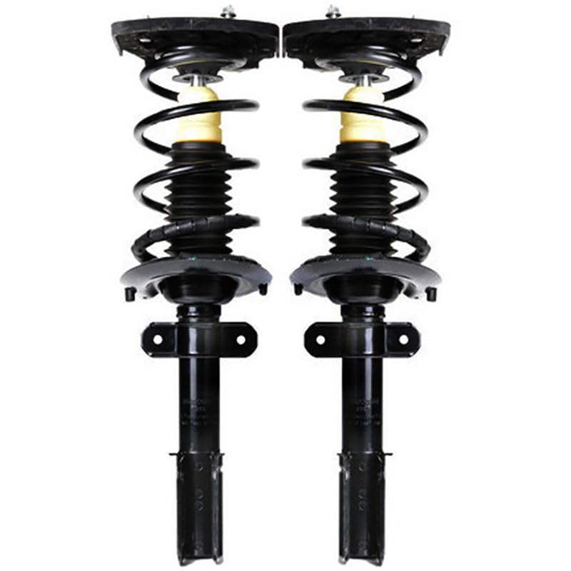 Maxfavor Rear Shock Absorber Kit with Coil Springs Compatible with Chevy Impala 2000-2011, for Oldsmobile Intrigue 1998-2002 Shock Absorber Assembly Replace OE 171671L 171671R Set of 2