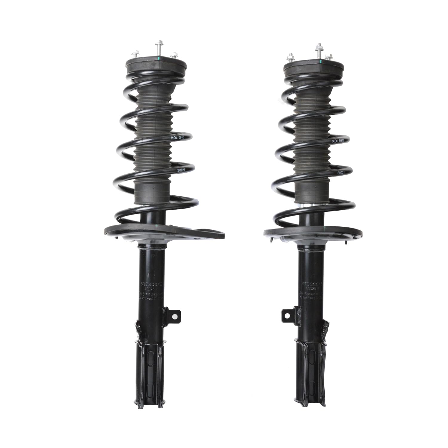 Maxfavor Pair Rear Complete Struts Assembly with Coil Spring Compatible with Toyota Camry 2007-2011 & Toyota Avalon 2008-2012, Replacement 172309 172310