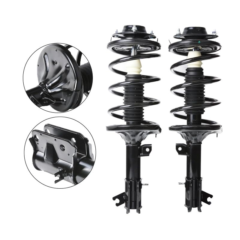 Maxfavor Front Complete Struts Assembly with Coil Springs Compatible with 2001-2006 Hyundai Santa Shock Absorber Assembly Replace OE 171436 171435 Set of 2