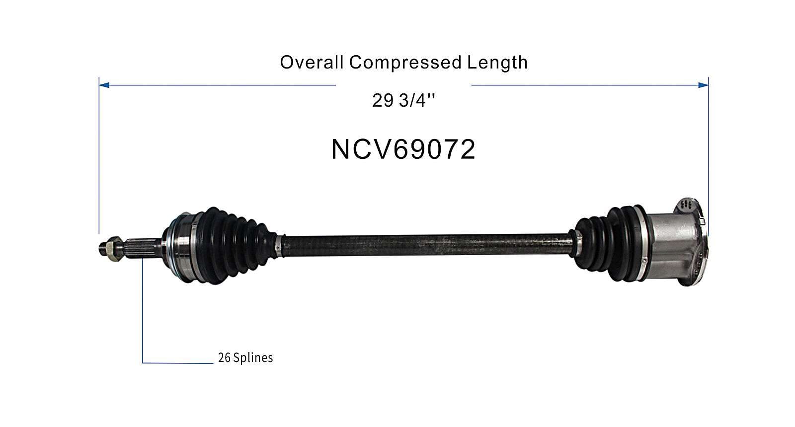 MAXFAVOR CV Axle Rear RWD Compatible with Toyota MR2 1987-1989 L4 1.6L Manual Trans, A Pair CV Axle Joint Shaft Assembly, Rear Left Right Side