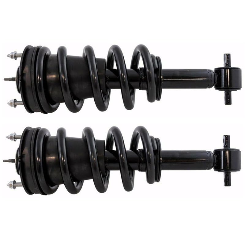 Maxfavor Front Complete Struts Shock Compatible with 2014-2019 GMC Sierra 1500 & Chevy Silverado 1500 Set of 2 Replacement 239112 Suspension Shock Absorber with Coil Spring Assembly