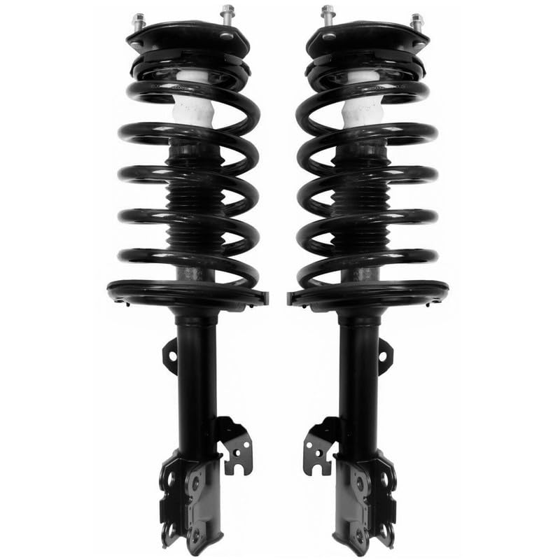 Maxfavor Front Complete Struts Shock Compatible with Toyota Sienna 2007 2008 2009 2010 Set of 2 Replacement 172365 Suspension Shock Absorber with Coil Spring Assembly