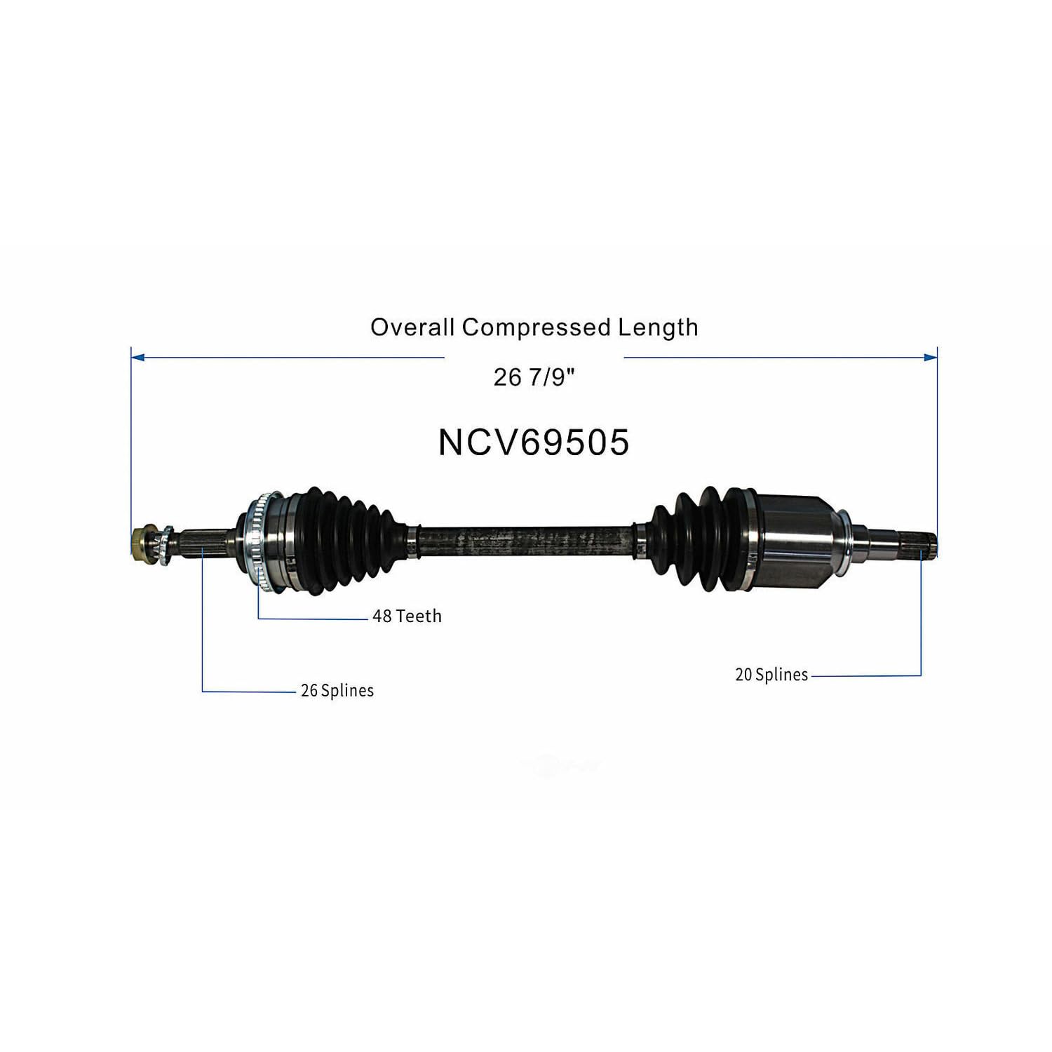 Front Left CV Axle Shaft Assembly Compatible with 1992-2001 Camry L4-2.2L FWD 1999-2001 Solara L4-2.2L FWD CV Joint Replace 43420-06020 43420-06050-84 43420-06050 43420-06060-84 43420-06010