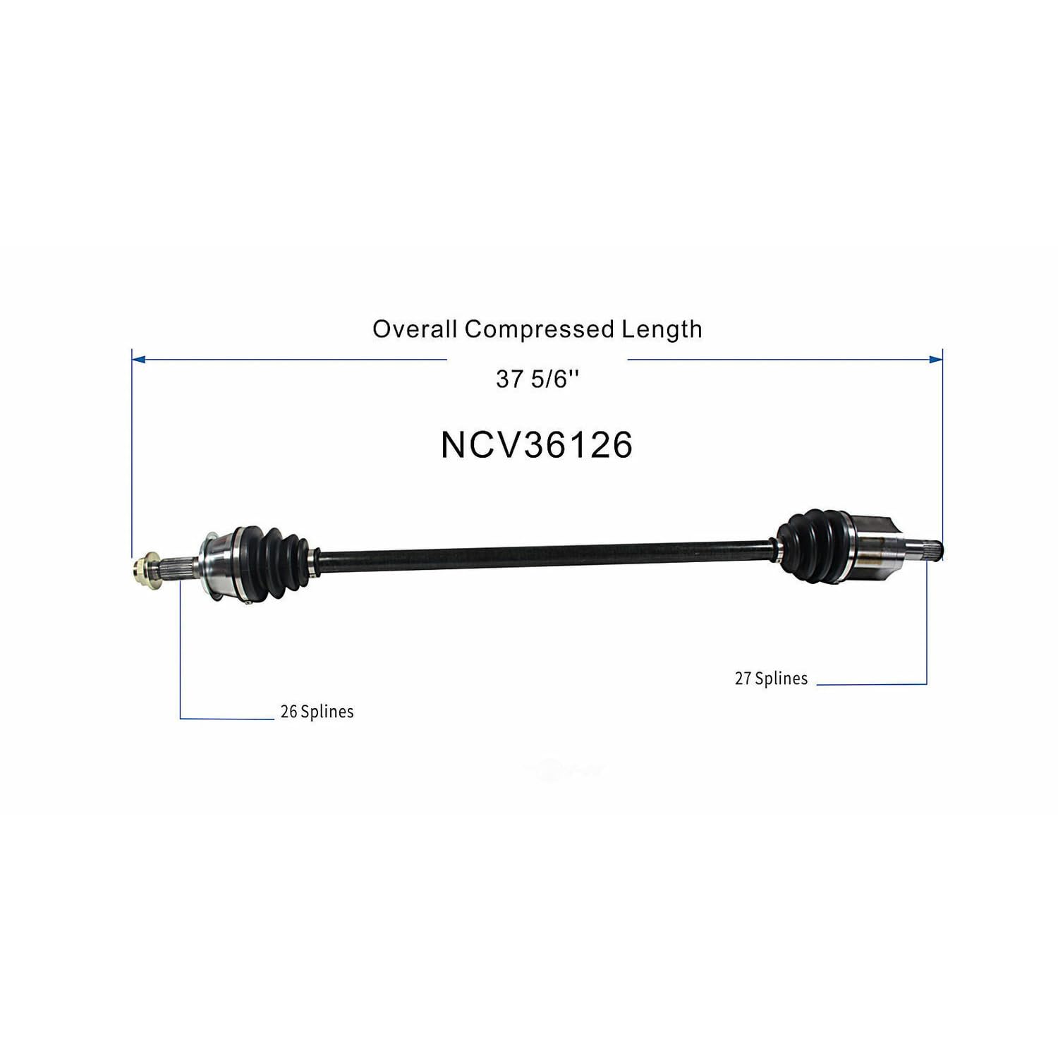 44305SDAA00 44305SDCA00 Front Right CV Axle Shaft Assembly Compatible with Honda Model 2003-2007 Accord Replace 20870400 664218 956260 HO88627 HO8176 604218 10772N 91574 946061