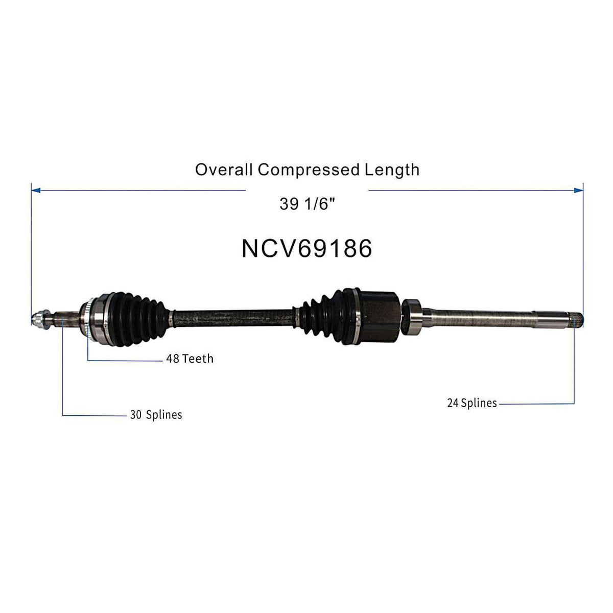 Front Right CV Axle Shaft Assembly Compatible with Lexus Models 2010-2022 RX350 Fit for Toyota Models 2009-2015 Venza 2014-2019 Highlander CV Joint Replace 43410-0E041 43410-0E170 43410-0E040